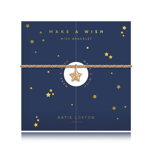 Katie Loxton Make A Wish - Star - Yellow Gold Star Charm Bracelet