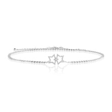 Load image into Gallery viewer, Katie Loxton - Wish - Silver Pave Star Charm on Silver Necklace/Choker/Bracelet
