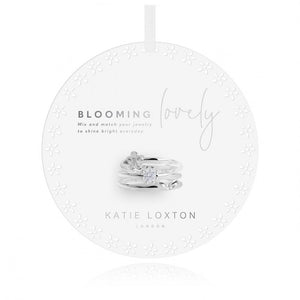 Beautiful Bloom Rings - Blooming Lovely - 3 Adjustable Ring Set