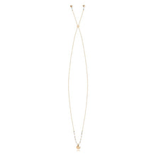 Load image into Gallery viewer, Signature Stones - Karma - Yellow Gold With Howlite Stones Necklace 86cm
