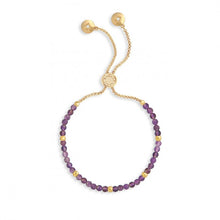 Load image into Gallery viewer, Signature Stones - Faceted Amethyst Stone Bracelet - Family

