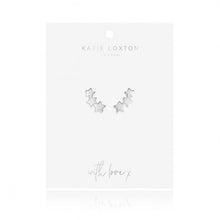 Load image into Gallery viewer, Wish Upon A Star Silver Star Cluster Stud Earrings
