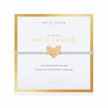 Load image into Gallery viewer, Beautifully Boxed A Littles - Mom Tastic Silver Bracelet- 6.8&quot; Stretch
