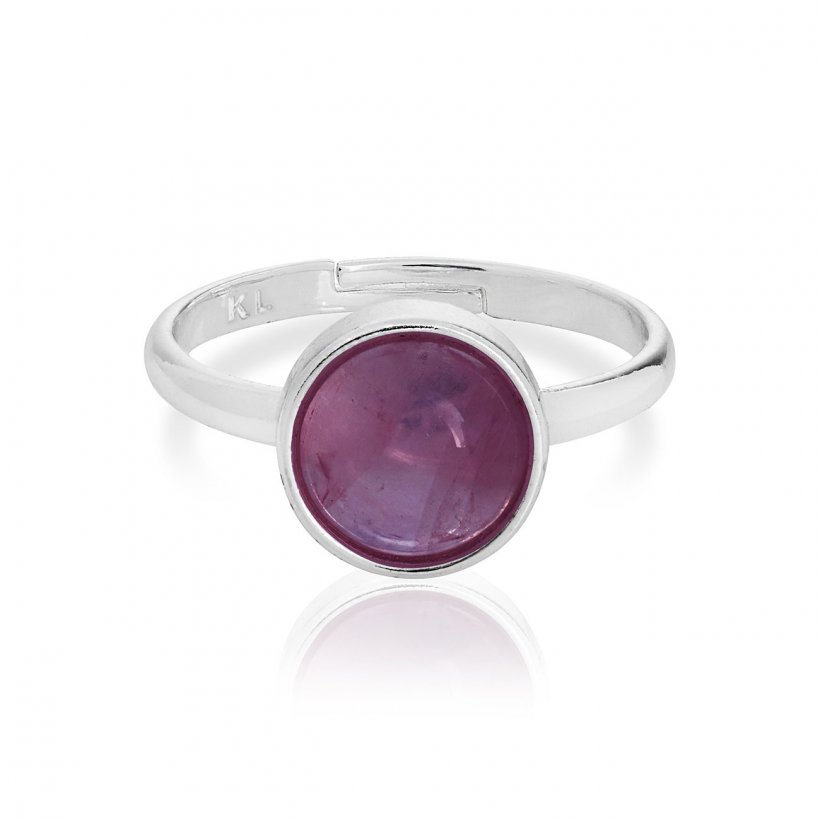 Signature Stones - Family Amethyst Silver Ring