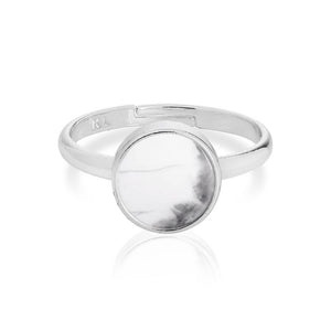 Signature Stones - Karma Howlite Silver Ring