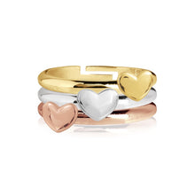 Load image into Gallery viewer, Florence Set of 3 Heart Rings
