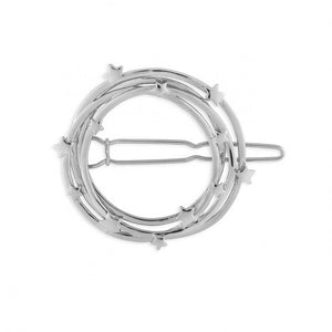 Hair Accessory - Silver Halo Star Scattered Hair Clip