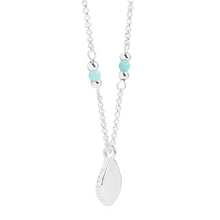 Load image into Gallery viewer, Wellness Gems -  Amazonite Necklace Silver
