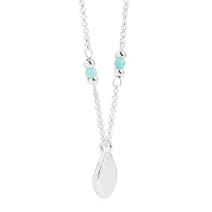 Wellness Gems -  Amazonite Necklace Silver