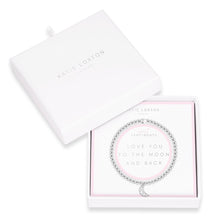 Load image into Gallery viewer, Sweet Sentiments Love You To The Moon And Back Bracelet
