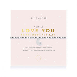 A Little Love you to Moon and Back Bracelet Mom - Silver