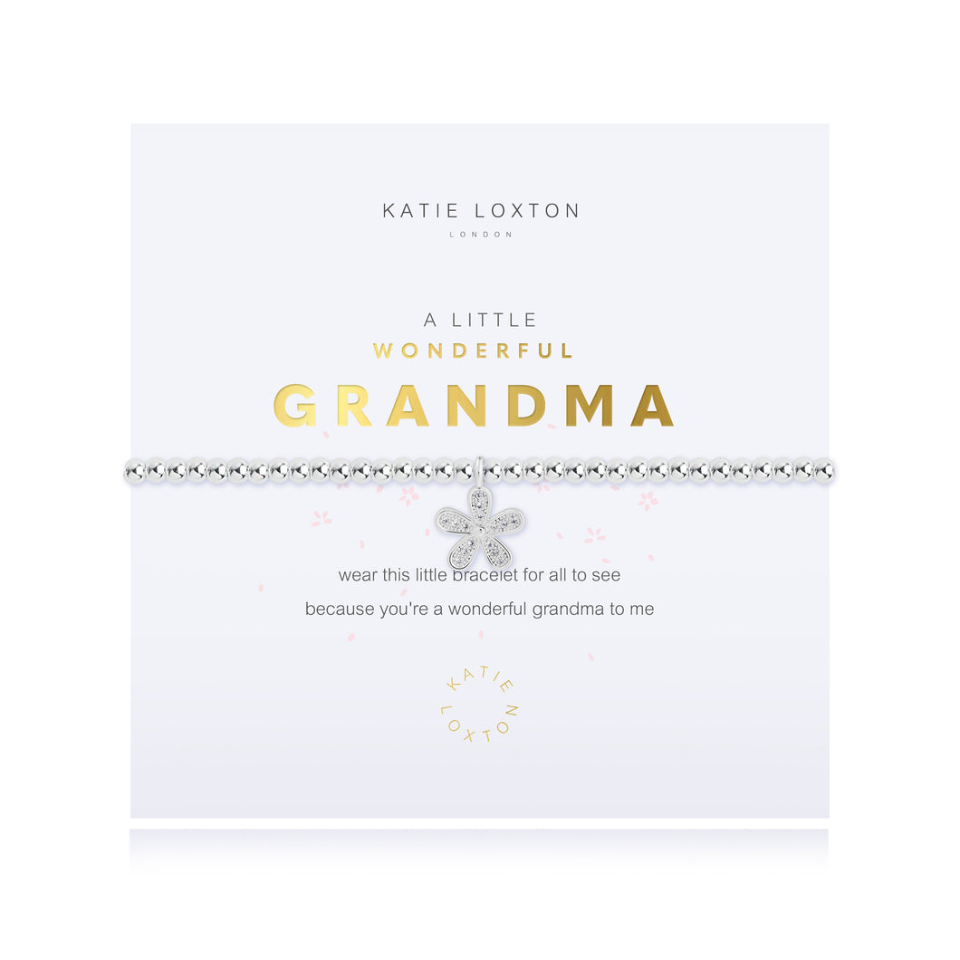 A Little Wonderful Grandma Bracelet - Silver