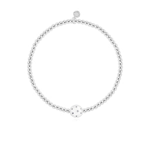 A Little Happy Birthday Amazing Auntie Bracelet - Silver