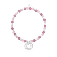 Load image into Gallery viewer, Wellness Gems - Pink Jade and Rose Quartz Bracelet
