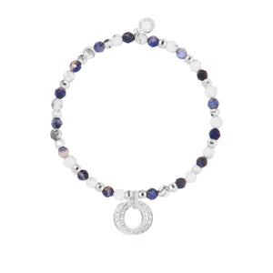 Wellness Gems - Howlite and Blue Lace Agate Bracelet