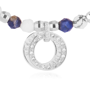 Wellness Gems - Howlite and Blue Lace Agate Bracelet