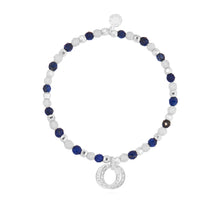 Load image into Gallery viewer, Wellness Gems - Lapis Lazuli and Moonstone Bracelet
