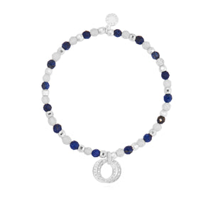 Wellness Gems - Lapis Lazuli and Moonstone Bracelet