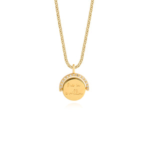 Positivity Pendants - One In A Million Gold Necklace