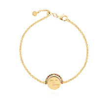 Load image into Gallery viewer, Positivity Pendants - Keep On Shining Gold Bracelet
