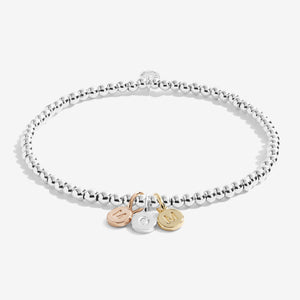 Just For You Mom Silver Bracelet- Silver Stretch Bracelet