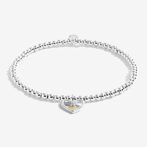 Beautiful Mommy To Be - Silver Stretch Bracelet