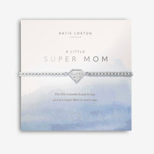Load image into Gallery viewer, Super Mom Silver Bracelet- Slver Stretch Bracelet
