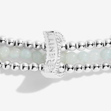 Load image into Gallery viewer, Wellness Stones Amazonite Bracelet - Silver
