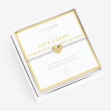 Load image into Gallery viewer, Beautifully Boxed A Littles - Pets Leave Pawprints on Our Hearts Silver Bracelet
