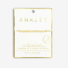 Load image into Gallery viewer, Anklet - Disc Chain,  10.2" Adjustable Length
