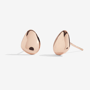 Florence Pebble Studs With Silver, Rose Gold and Yellow Gold Studs