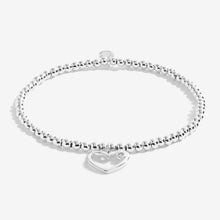 Load image into Gallery viewer, Beautifully Boxed A Littles - Like a Mom to Me Silver Bracelet- 6.8&quot; Stretch
