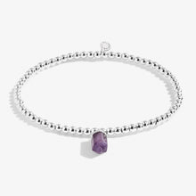 Load image into Gallery viewer, Affirmation Crystal A Little &#39;Protection&#39; Bracelet - Amethyst
