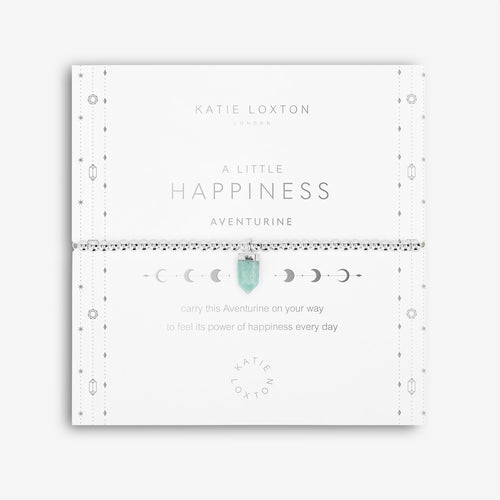 Affirmation Crystal A Little 'Happiness' Bracelet - Aventurine