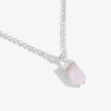 Load image into Gallery viewer, Affirmation Crystal A Little &#39;Love&#39; Necklace - Rose Quartz
