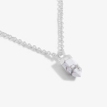 Load image into Gallery viewer, Affirmation Crystal A Little &#39;Karma&#39; Necklace - Howlite
