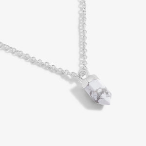 Affirmation Crystal A Little 'Karma' Necklace - Howlite