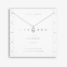 Load image into Gallery viewer, Affirmation Crystal A Little &#39;Karma&#39; Necklace - Howlite
