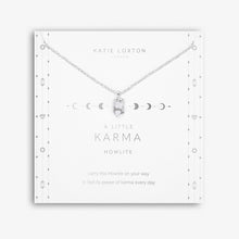 Load image into Gallery viewer, Affirmation Crystal A Little &#39;Karma&#39; Necklace - Howlite
