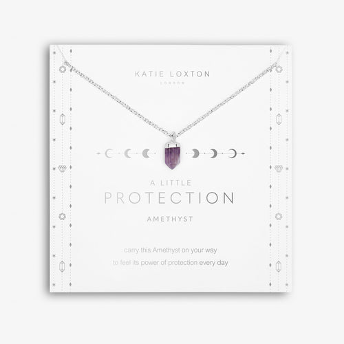 Affirmation Crystal A Little 'Protection' Necklace - Amethyst