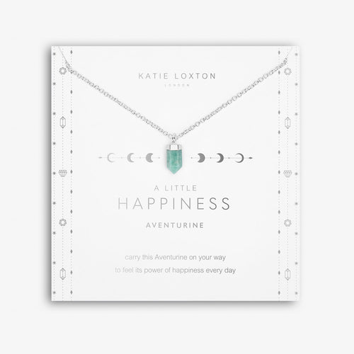 Affirmation Crystal A Little 'Happiness' Necklace - Aventurine