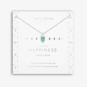 Affirmation Crystal A Little 'Happiness' Necklace - Aventurine