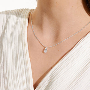 Affirmation Crystal A Little 'Intuition' Necklace - Clear Quartz