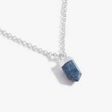 Load image into Gallery viewer, Affirmation Crystal A Little &#39;Confidence&#39; Necklace - Lapis Lazuli
