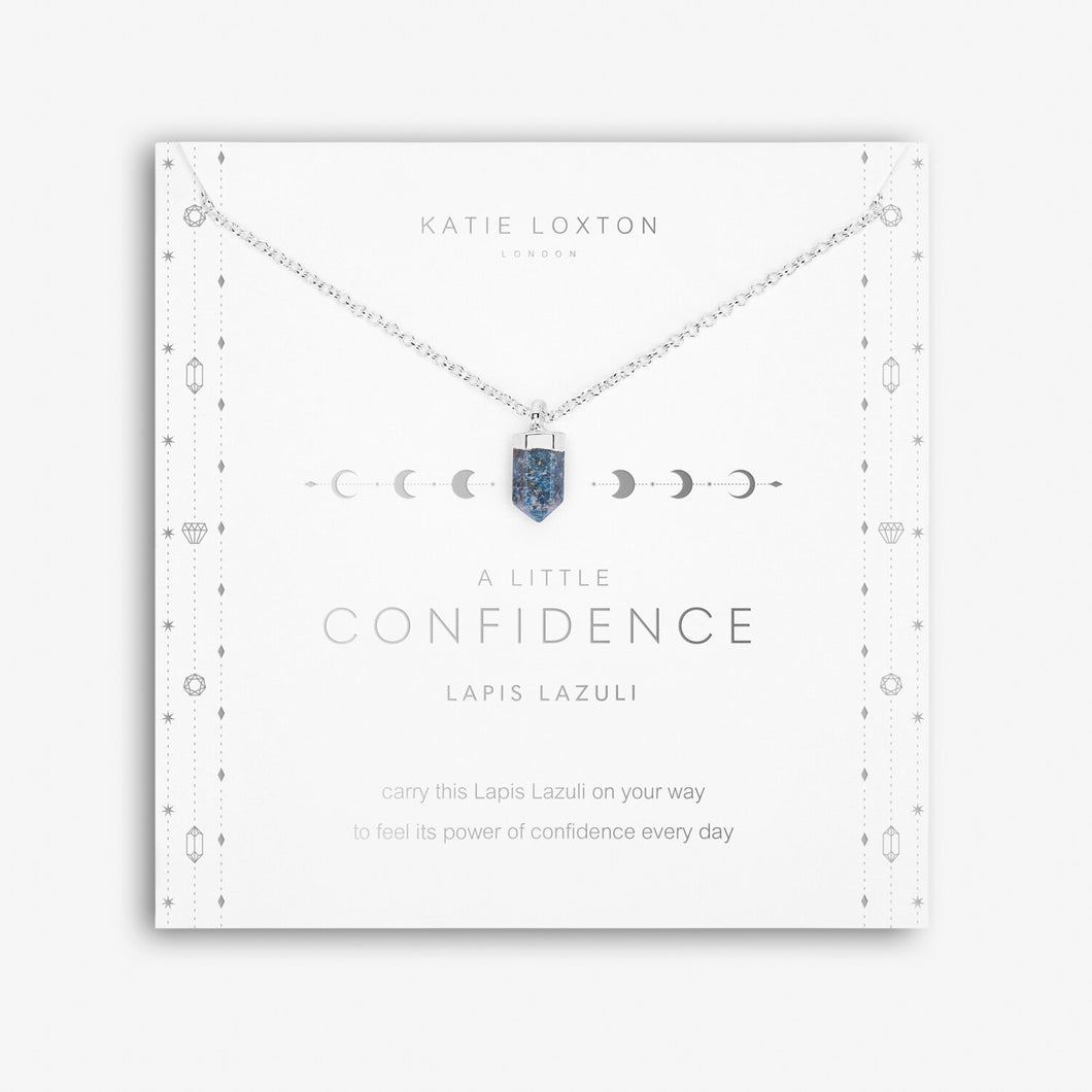 Affirmation Crystal A Little 'Confidence' Necklace - Lapis Lazuli