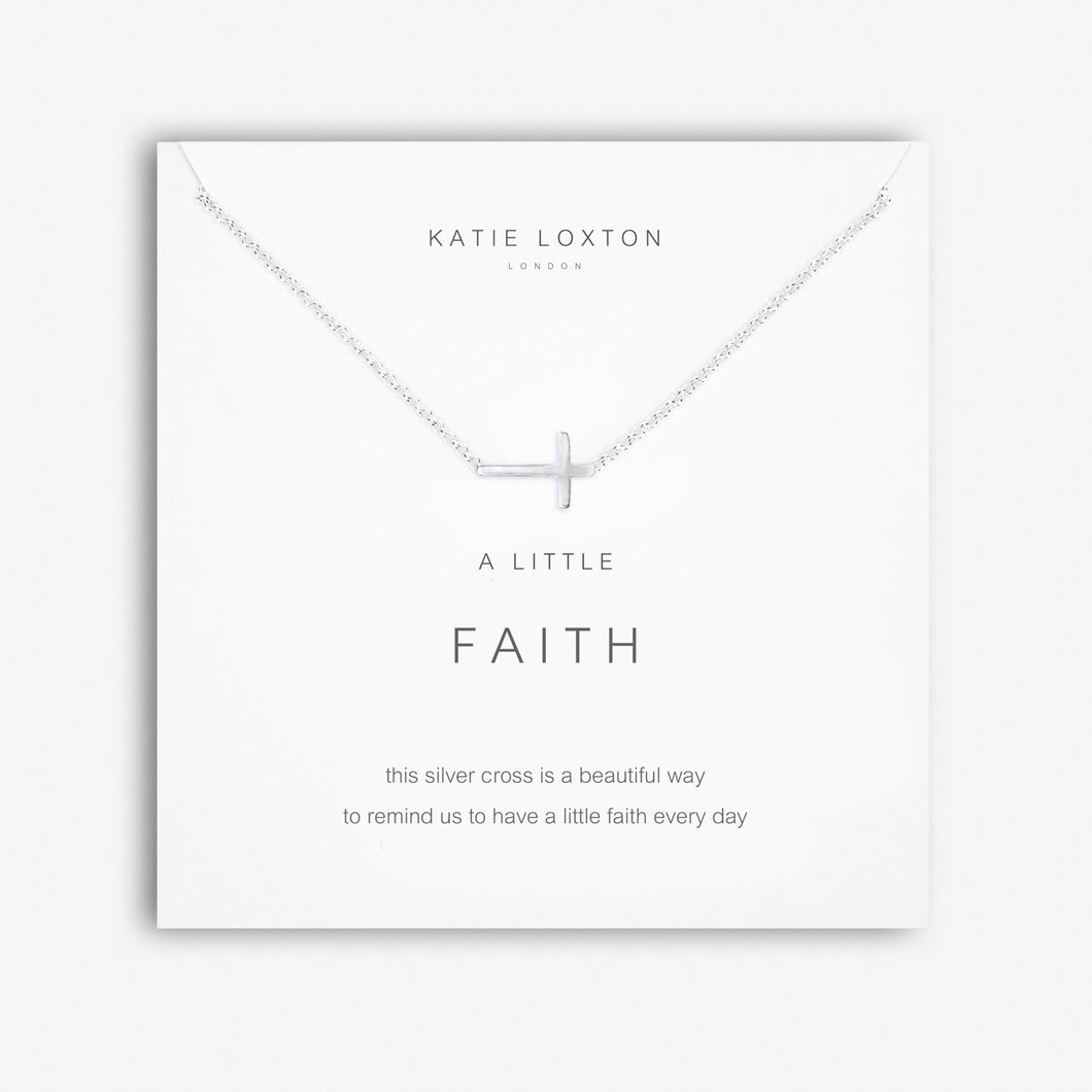 A Little Faith Necklace  - Silver
