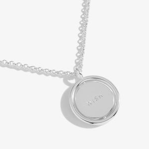 Sentiment Spinners - Wish Silver Necklace