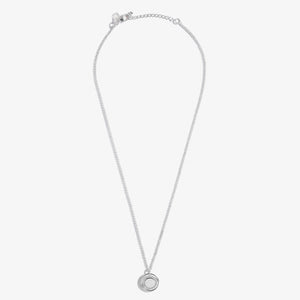 Sentiment Spinners - Wish Silver Necklace