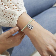 Load image into Gallery viewer, Summer Solstice - Green Shell Silver Bracelet
