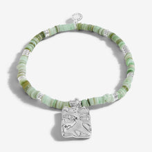 Load image into Gallery viewer, Summer Solstice - Green Shell Silver Bracelet

